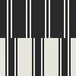 Cookies & Cream Stripe + Black Pillowcases
