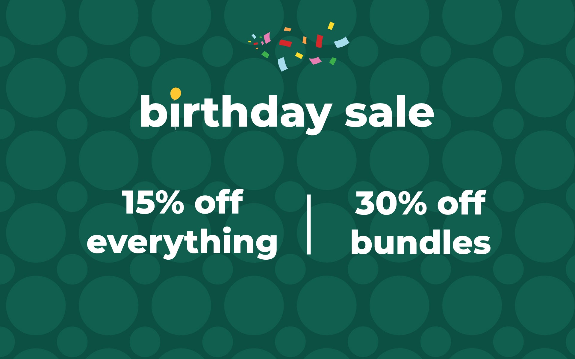 Birthday Sale