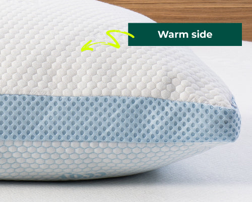 Flip Cooling Pillow + Cooling Sleep Mask Combo