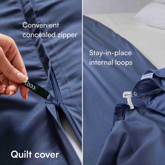 Cooling Bamboo Quilt Cover Set
