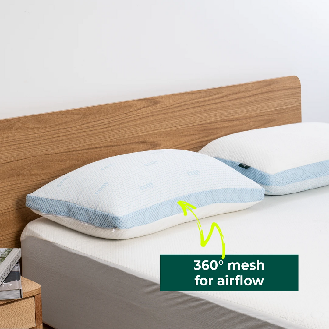 Shredded Cooling Memory Foam Pillow – Ecoy™ - Main Image
