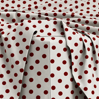 Cooling Bamboo Fitted Sheet | Polka