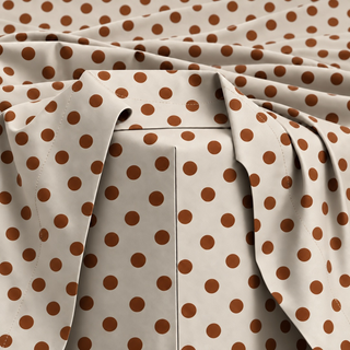 Cooling Bamboo Fitted Sheet | Polka