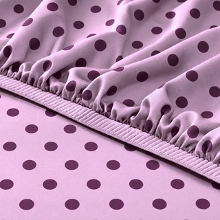 Cooling Bamboo Fitted Sheet | Polka