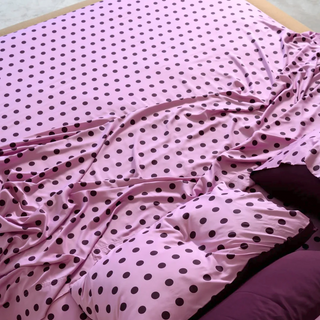 Cooling Bamboo Fitted Sheet | Polka
