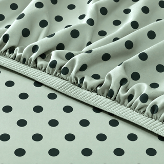 Cooling Bamboo Fitted Sheet | Polka