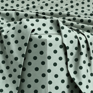 Cooling Bamboo Fitted Sheet | Polka