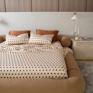 Cooling Bamboo Flat Sheet | Polka
