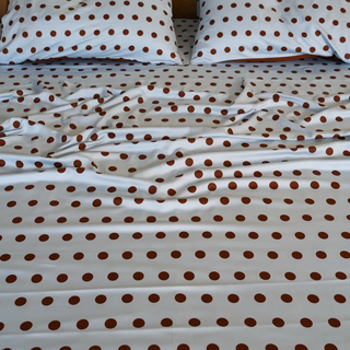 Cooling Bamboo Flat Sheet | Polka
