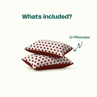 Cooling Bamboo Pillowcase Set | Polka