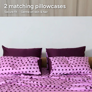 Cooling Bamboo Pillowcase Set | Polka