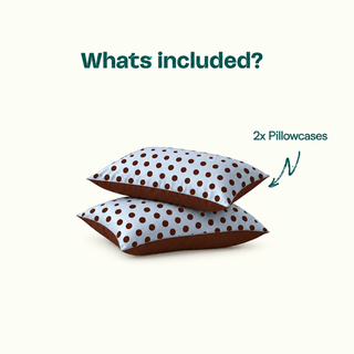 Cooling Bamboo Pillowcase Set | Polka