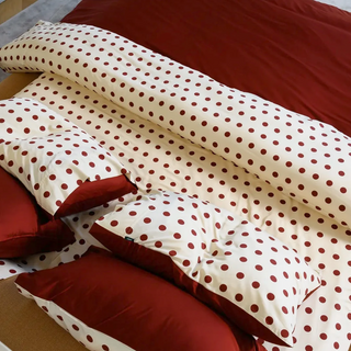 Cooling Bamboo Reversible Quilt Cover | Polka