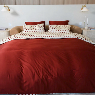 Cooling Bamboo Reversible Quilt Cover | Polka