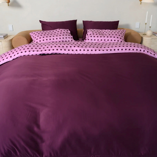 Cooling Bamboo Reversible Quilt Cover | Polka