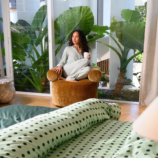 Cooling Bamboo Reversible Quilt Cover | Polka