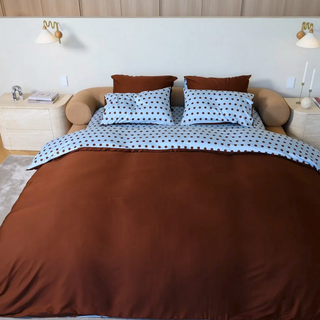 Cooling Bamboo Reversible Quilt Cover | Polka