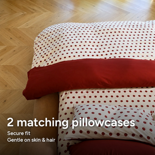 Cooling Bamboo Quilt Cover Set | Polka