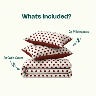 Cooling Bamboo Quilt Cover Set | Polka