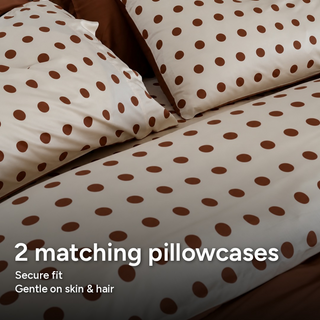 Cooling Bamboo Quilt Cover Set | Polka