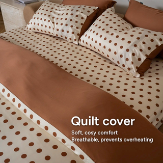 Cooling Bamboo Quilt Cover Set | Polka