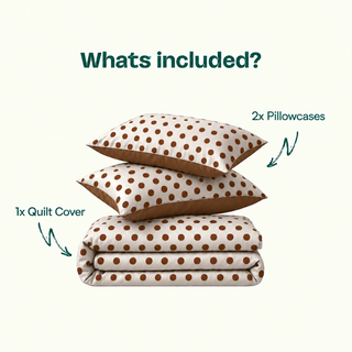 Cooling Bamboo Quilt Cover Set | Polka