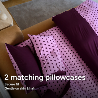 Cooling Bamboo Quilt Cover Set | Polka