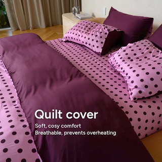 Cooling Bamboo Quilt Cover Set | Polka