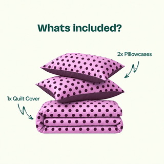Cooling Bamboo Quilt Cover Set | Polka