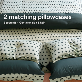 Cooling Bamboo Quilt Cover Set | Polka