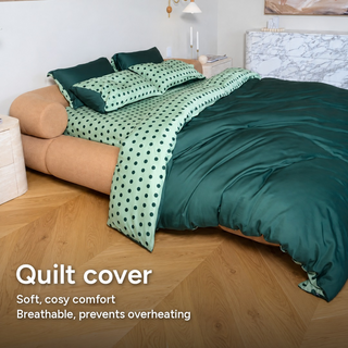 Cooling Bamboo Quilt Cover Set | Polka