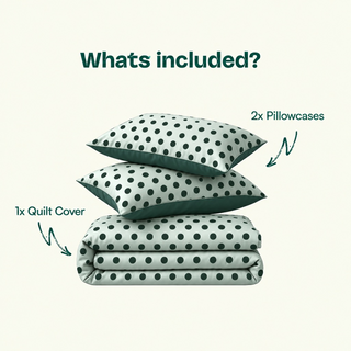 Cooling Bamboo Quilt Cover Set | Polka