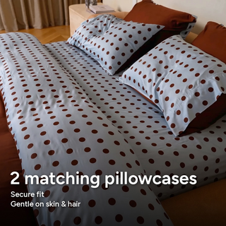 Cooling Bamboo Quilt Cover Set | Polka