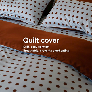 Cooling Bamboo Quilt Cover Set | Polka