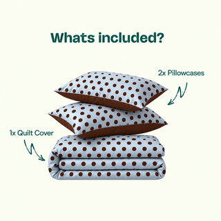 Cooling Bamboo Quilt Cover Set | Polka