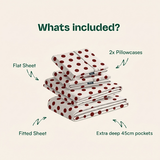 Cooling Bamboo Sheet Set | Polka
