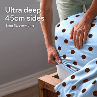 Cooling Bamboo Sheet Set | Polka