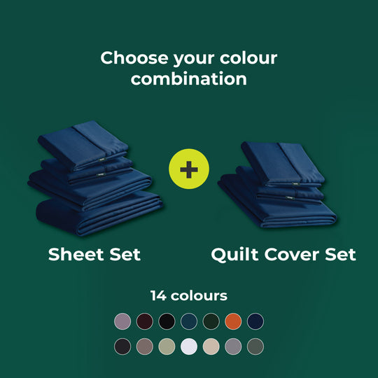 Sheet Set & Quilt Cover Bundle