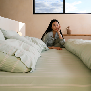 Cooling Bamboo Sheet Set | Stripes