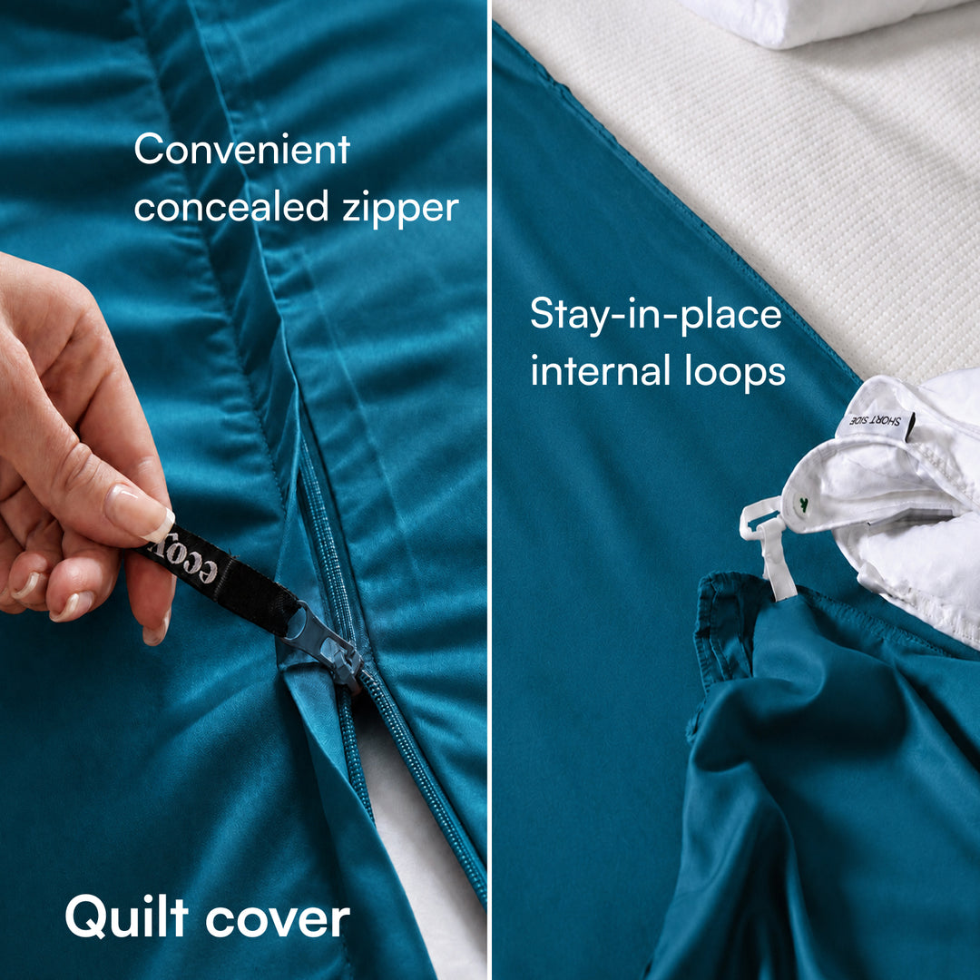Cooling Bamboo Quilt Cover Set