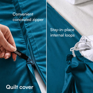 Cooling Bamboo Quilt Cover Set