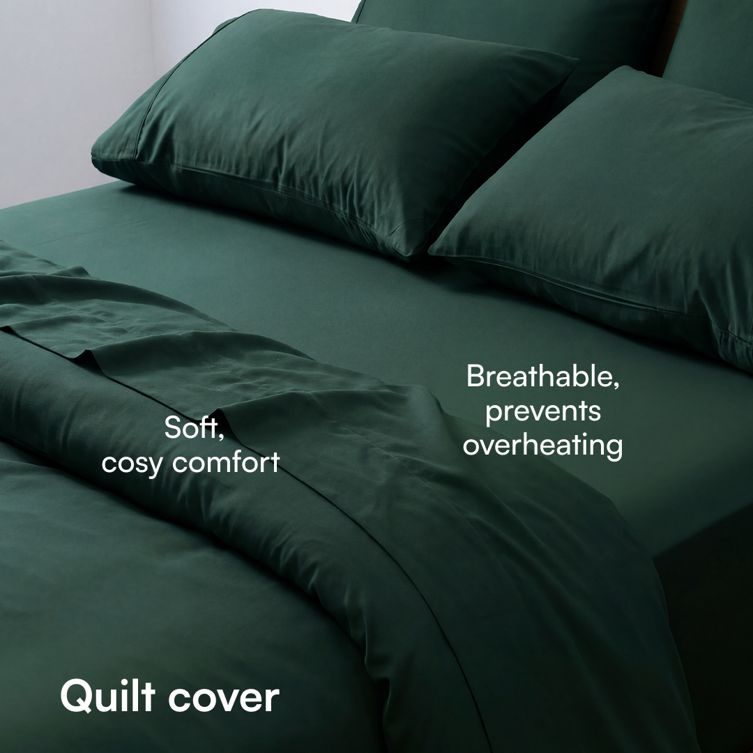 Cooling Bamboo Quilt Cover Set