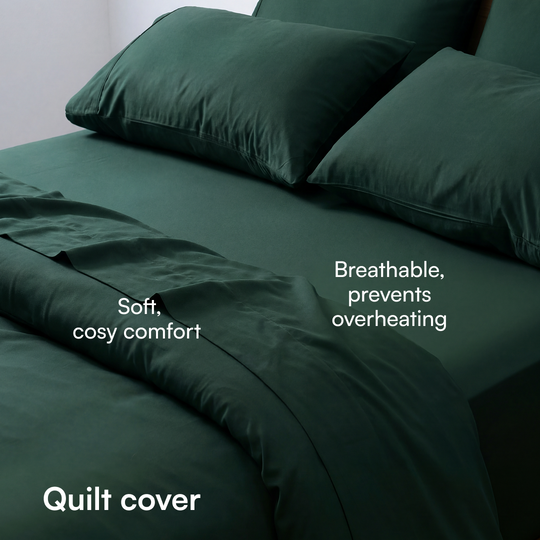 Cooling Bamboo Quilt Cover Set
