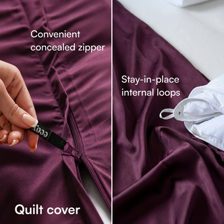 Cooling Bamboo Quilt Cover Set