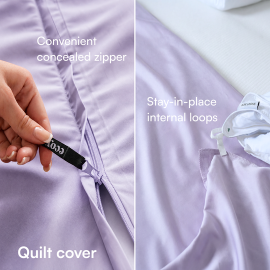 Cooling Bamboo Quilt Cover Set