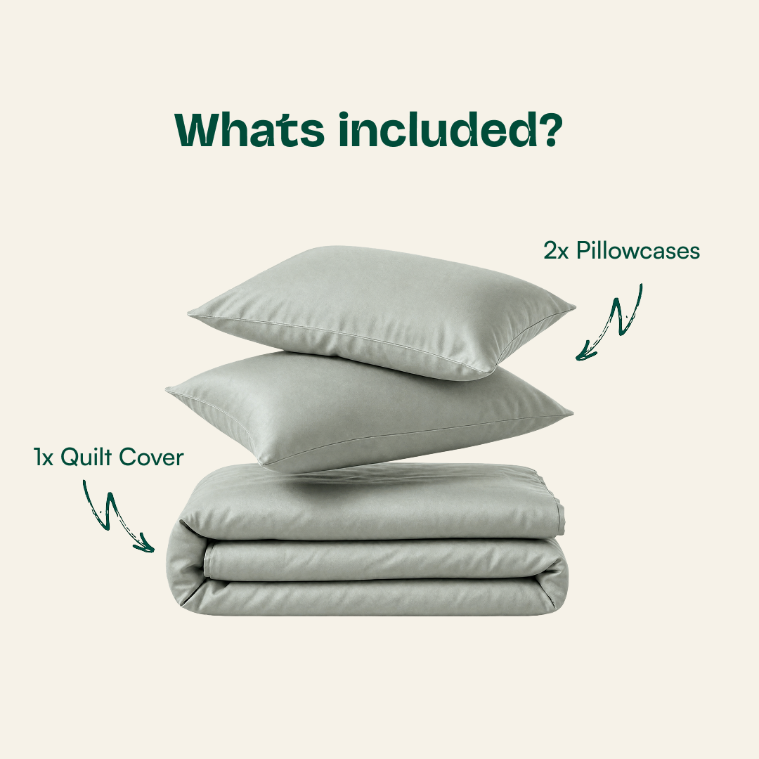 Cooling Bamboo Quilt Cover Set