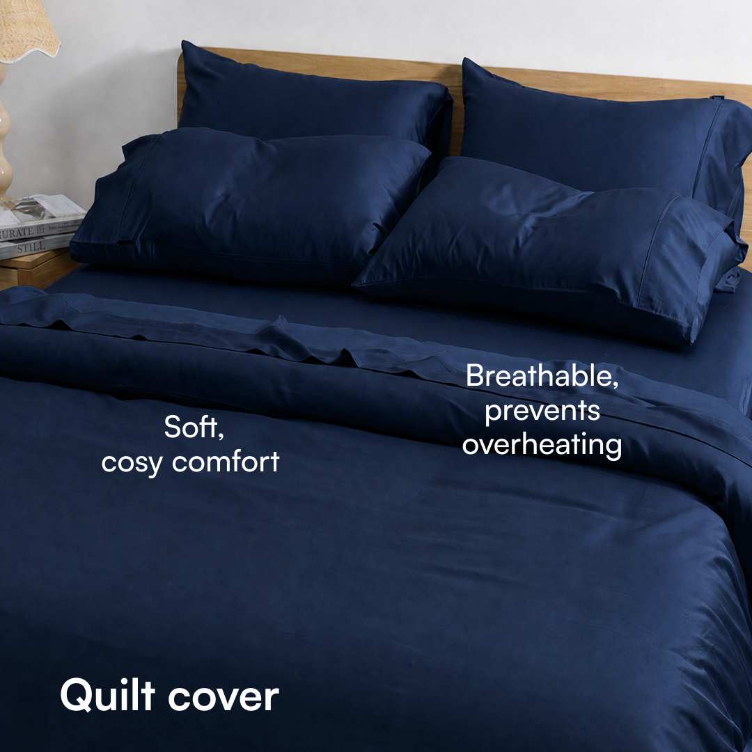 Cooling Bamboo Quilt Cover Set