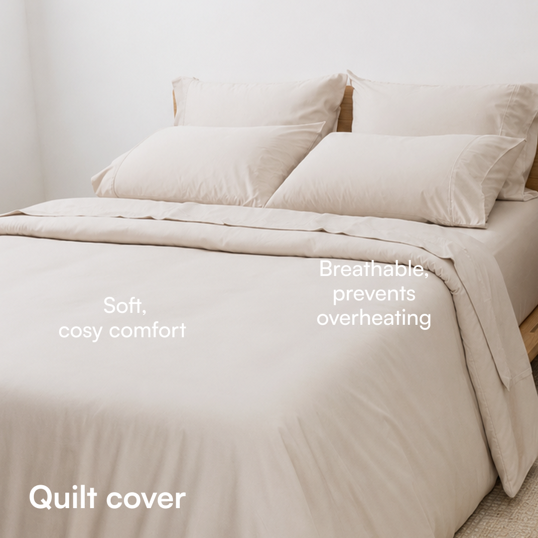 Cooling Bamboo Quilt Cover Set