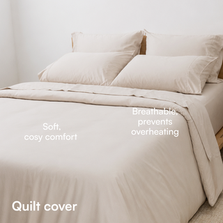 Cooling Bamboo Quilt Cover Set