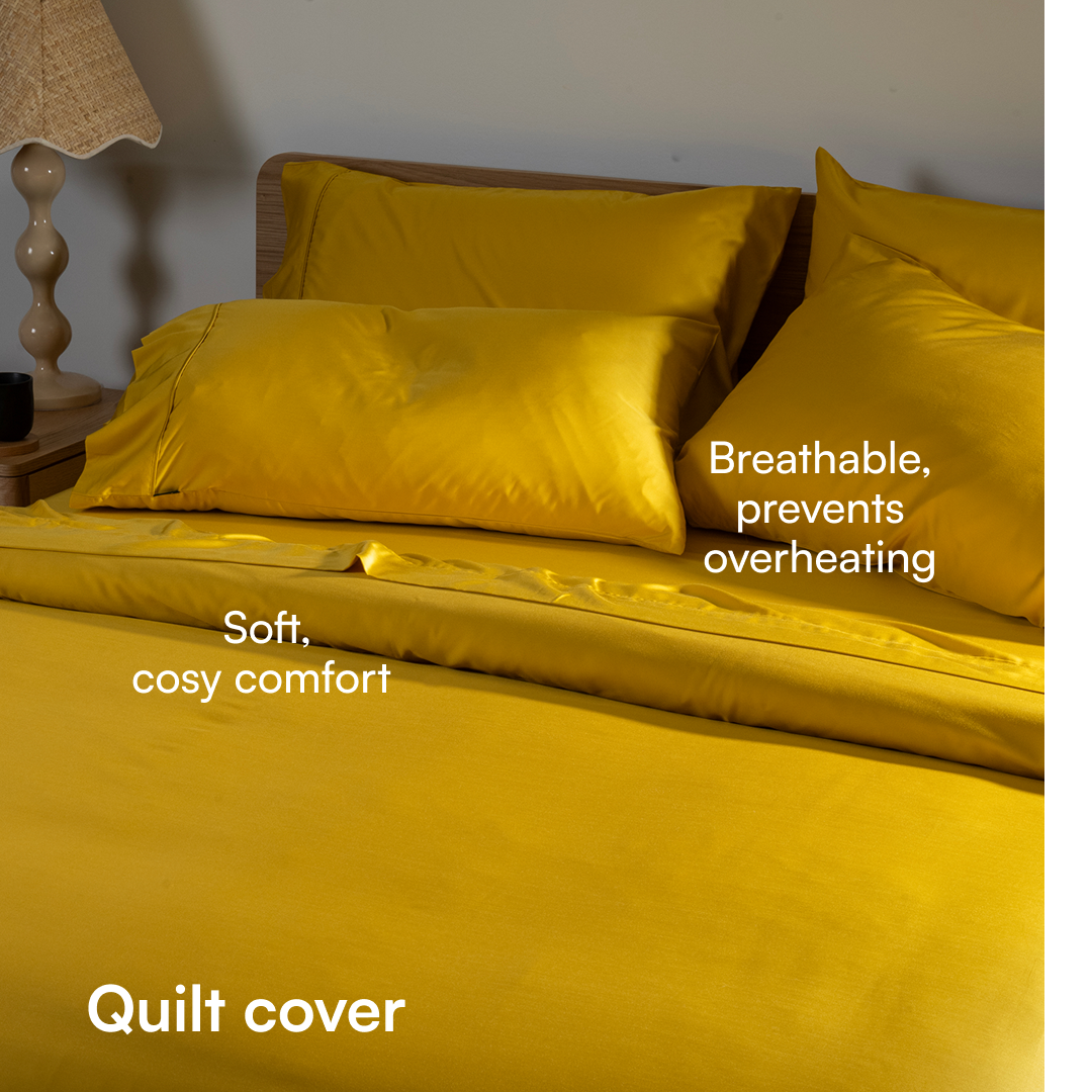 Cooling Bamboo Quilt Cover Set